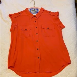 Madewell’s Broadway and Broom brand silk shirt